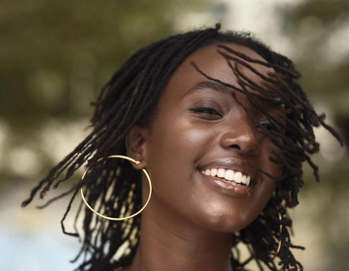 Picture of a woman smiling